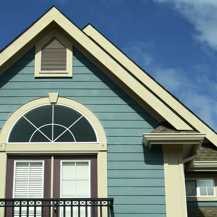 house with 2nd story windows