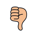 thumbs down icon