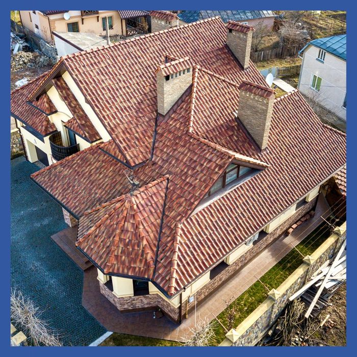 Home with a new roof
