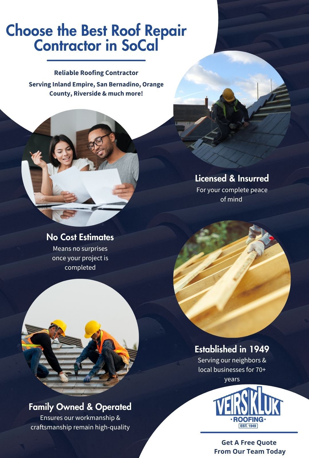 How to Choose the Best Roof Repair Contractor Infographic
