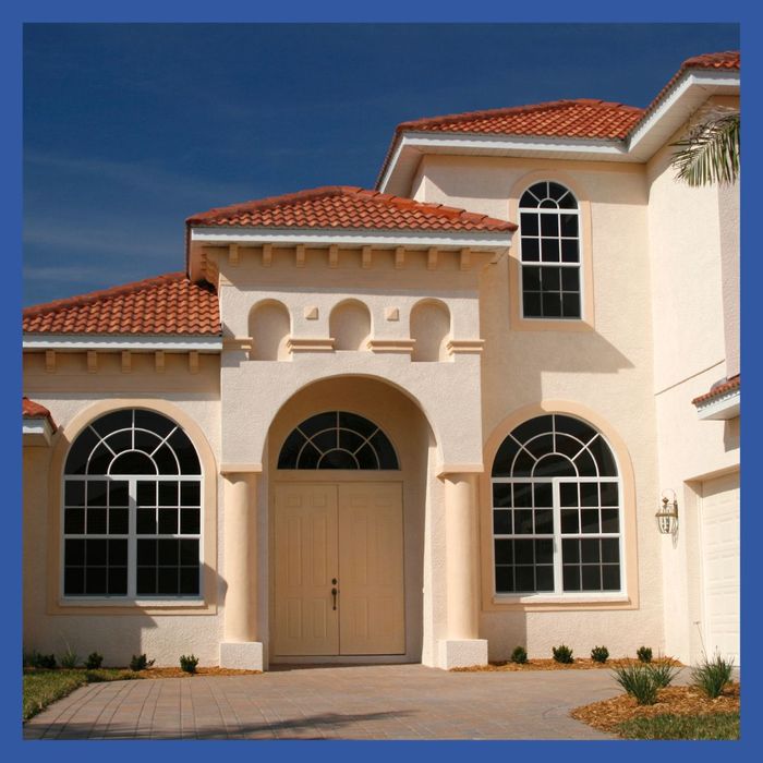 Home with a new roof