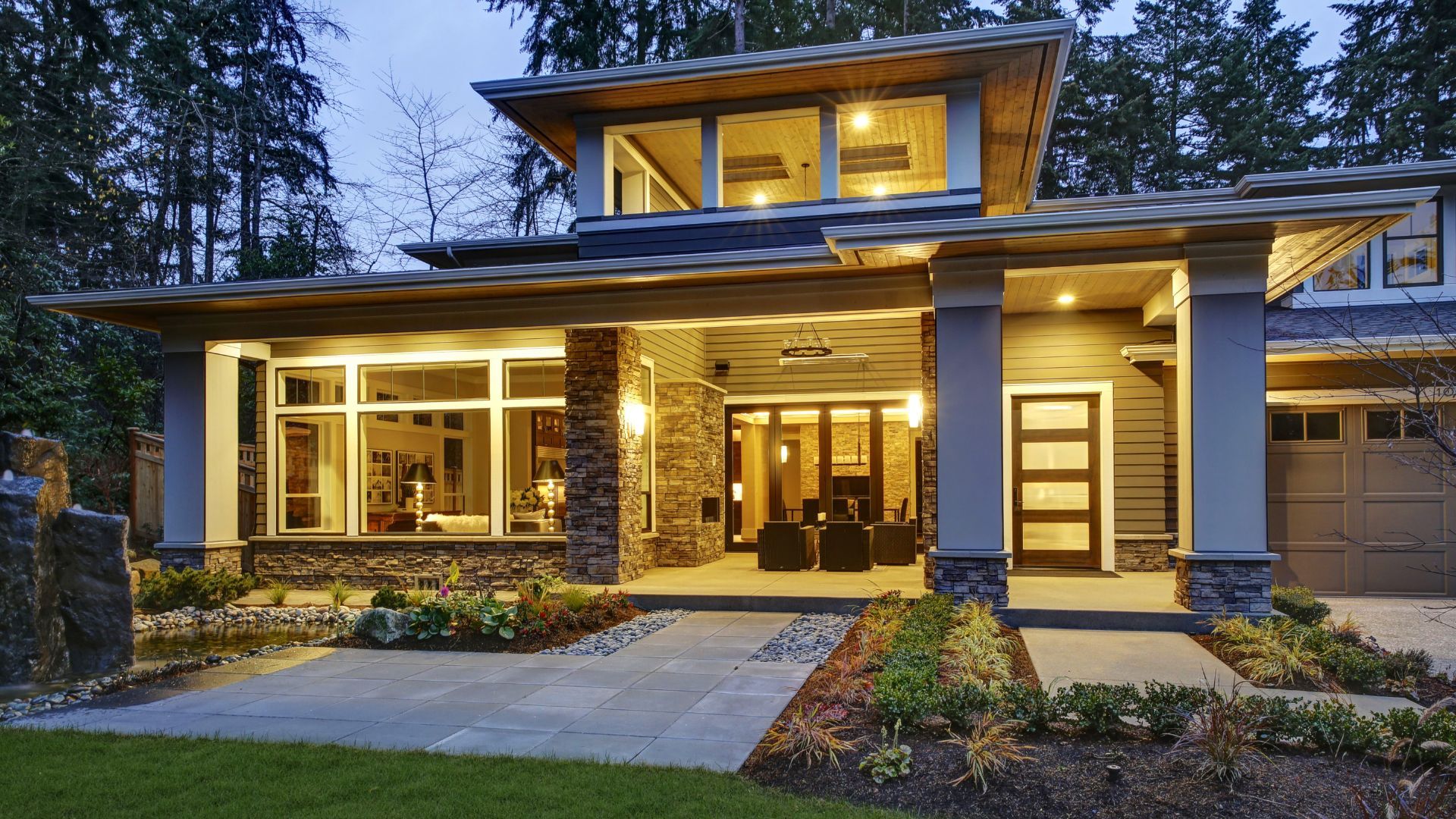modern home exterior