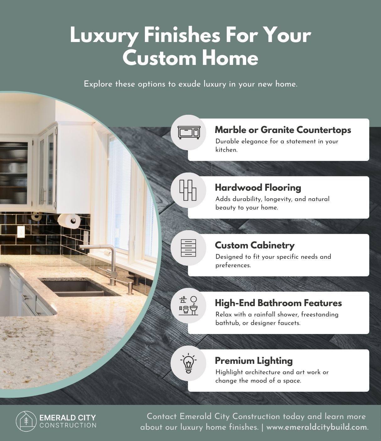 Luxury Finishes For Your Custom Home