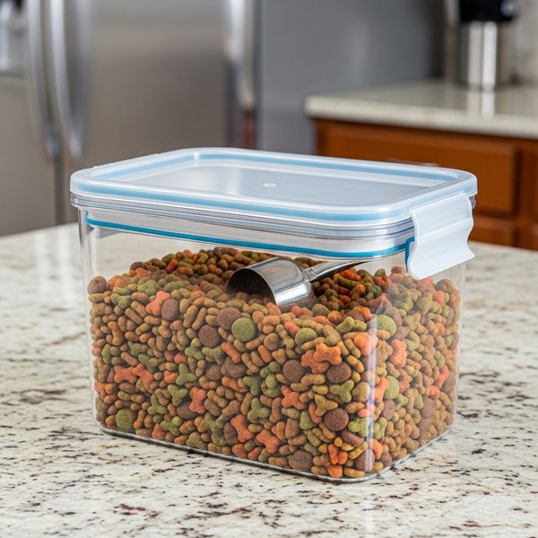 pet food in an airtight container