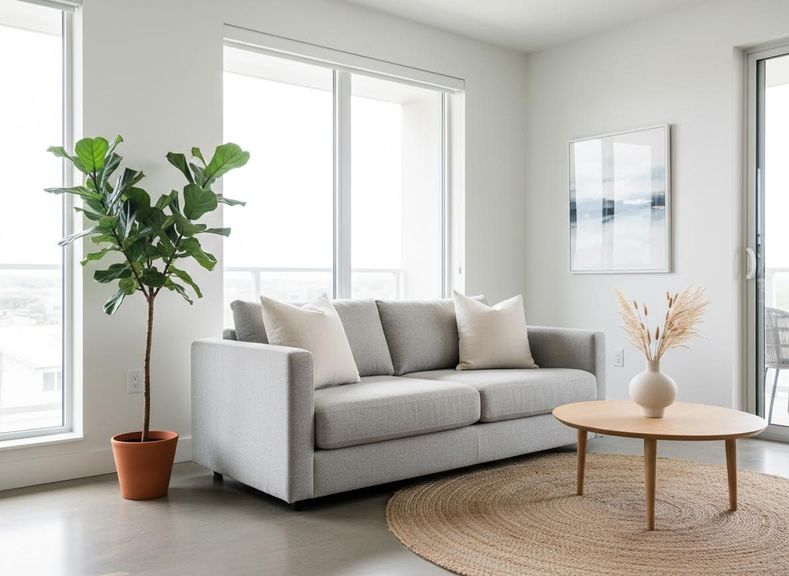 Modern luxury apartment living room