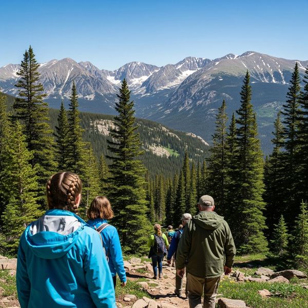 people hiking people hiking
