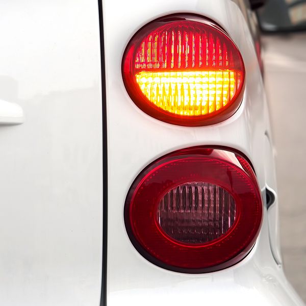 Image of the lights on the back of a car
