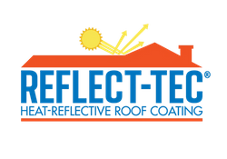 The official logo for Reflect-Tec heat-reflective roof coating.