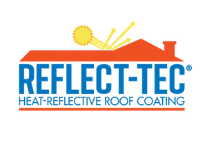 The official logo for Reflect-Tec heat-reflective roof coating.