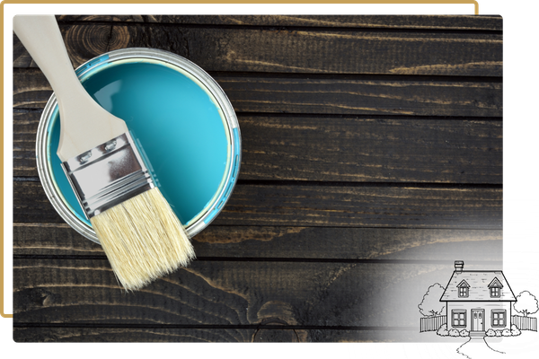 paint can with ble paint