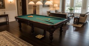 Pool table.