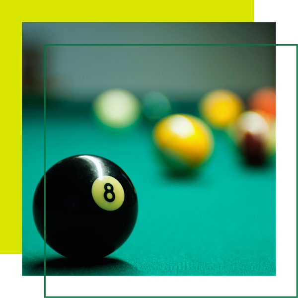 billiard balls