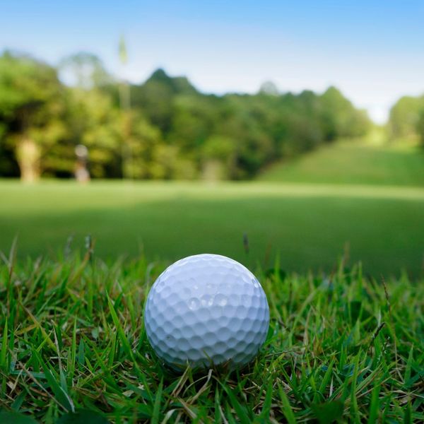 golf ball on course