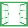 Icon of an open window