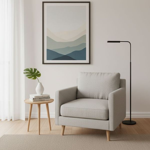 A clean and tidy living space A clean and tidy living space