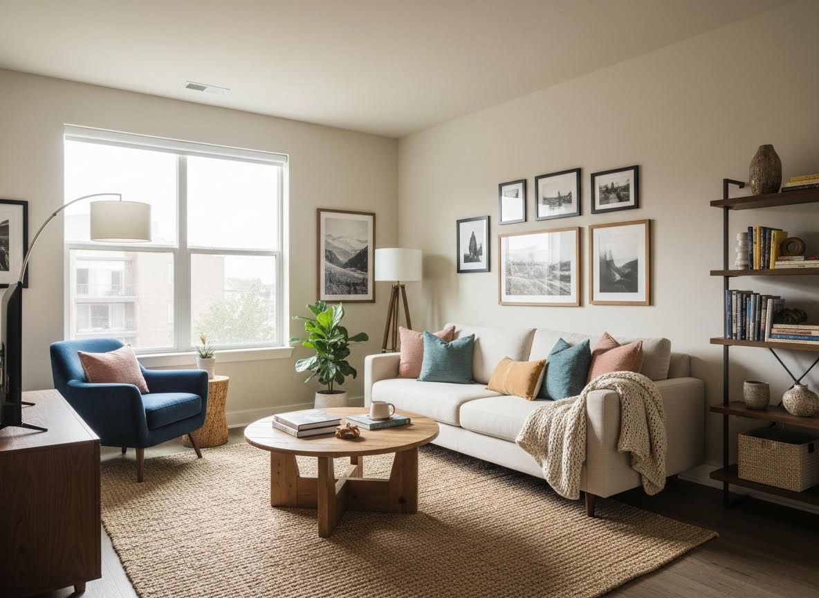 Bright and Inviting Living Room with Modern Decor