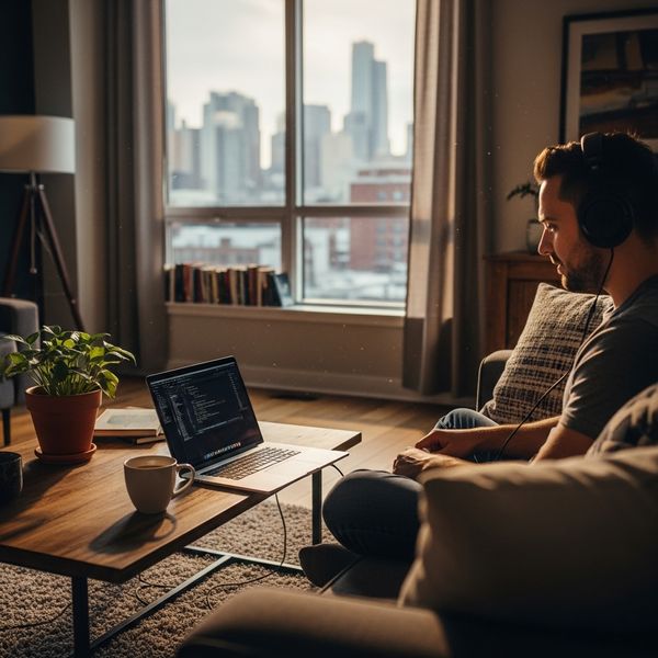 person using a laptop