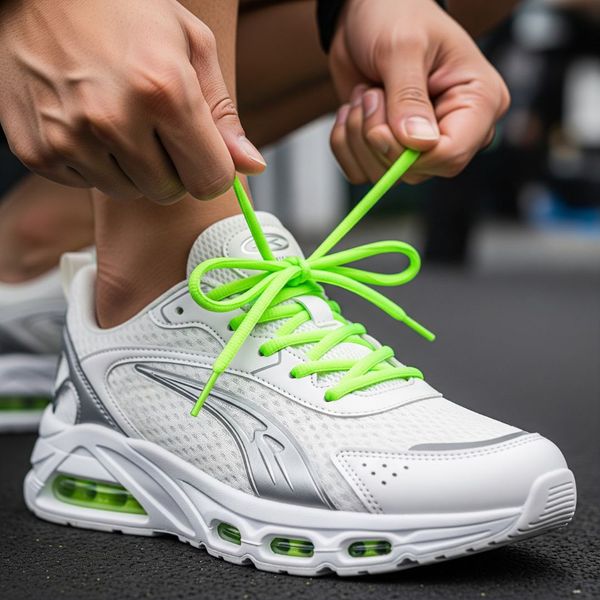 tying shoe tying shoe