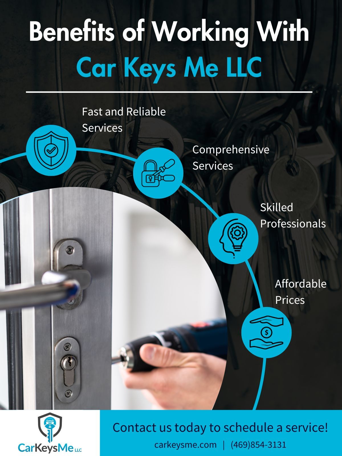 benefits of working with Car Keys Me LLC