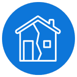 broken house icon