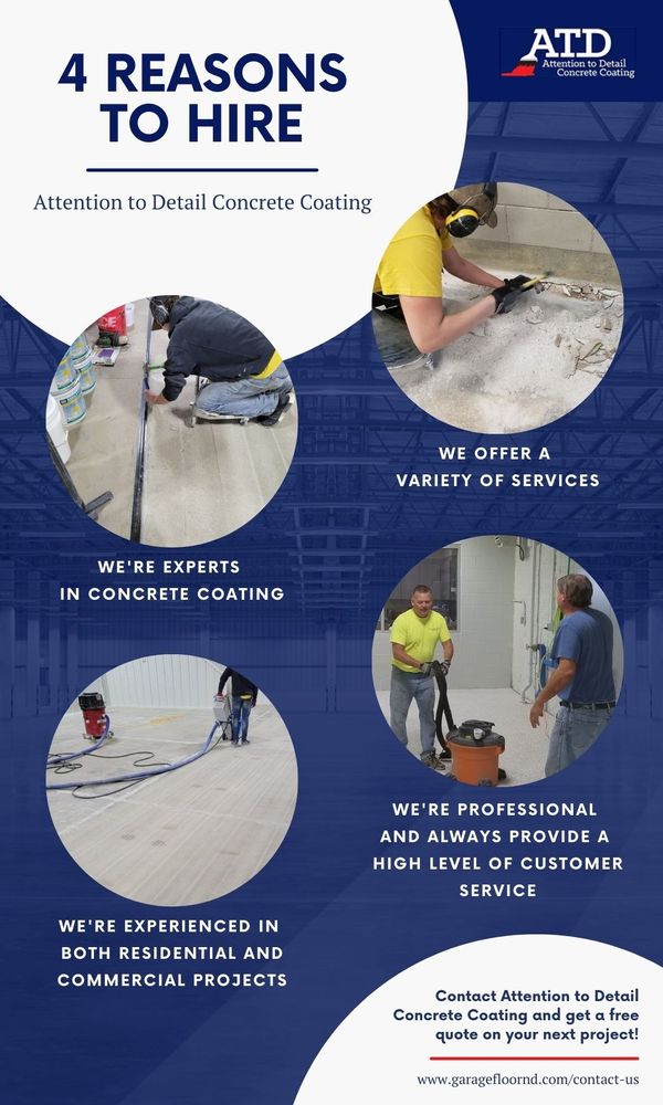 4 Reasons To Hire Attention to Detail Concrete Coating
