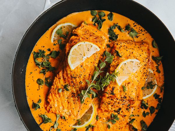 Homemade, fresh Jamaican curry with coconut milk.