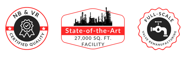 1: NB & VR Certified Quality
2: State-of-the-Art 27,000 Sq. Ft. Facility
3: Full-Scale Valve Remanufacturing