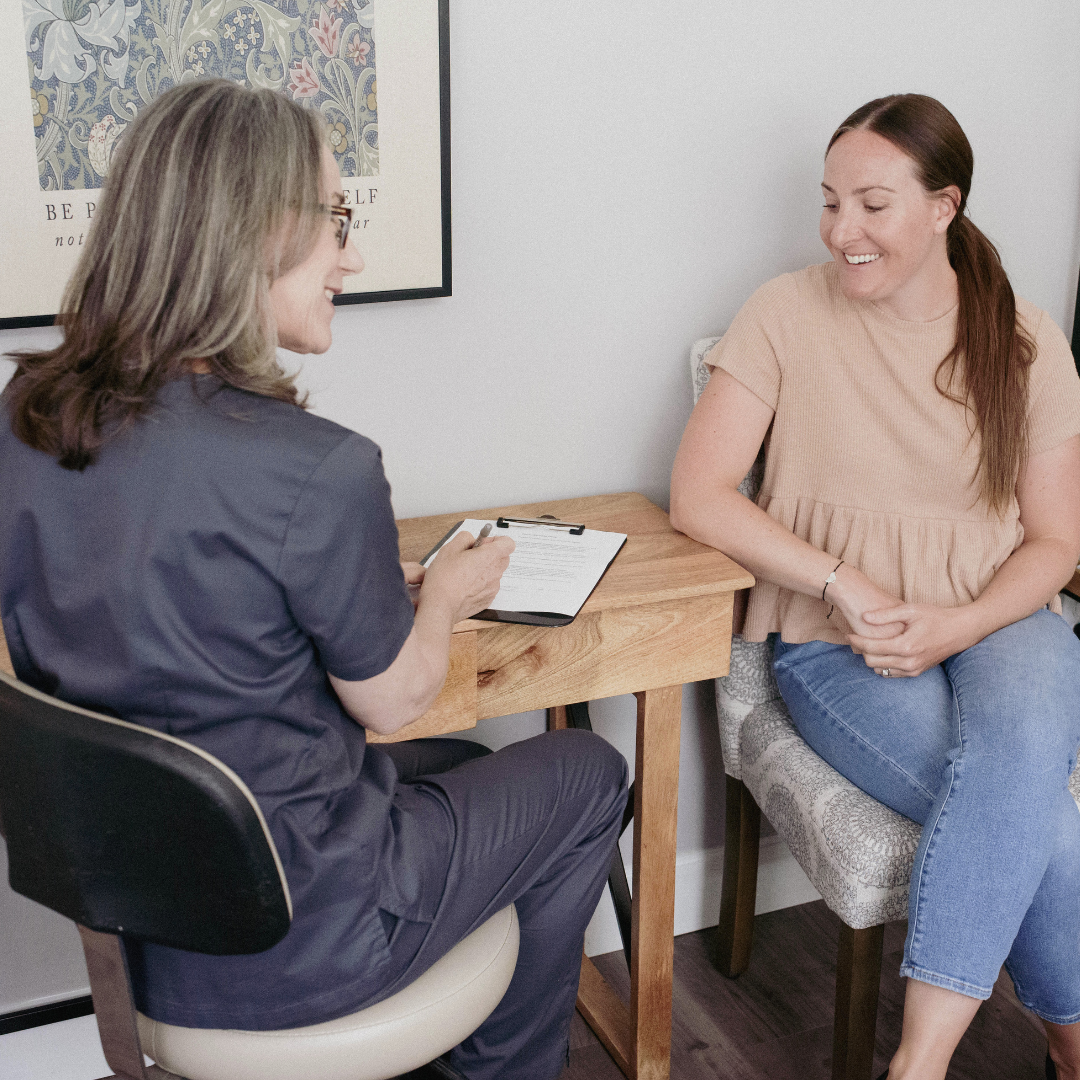 Spa consultation with client
