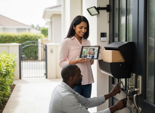 Smart Home Security and Package Delivery