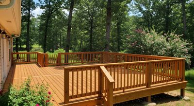 backyard deck/patio