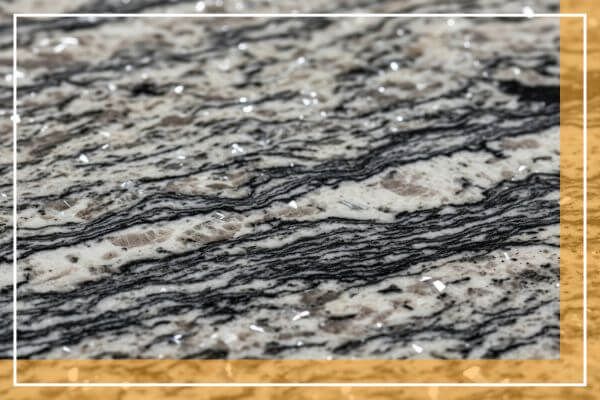 close up of granite countertop