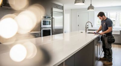 stone work contractor with countertop