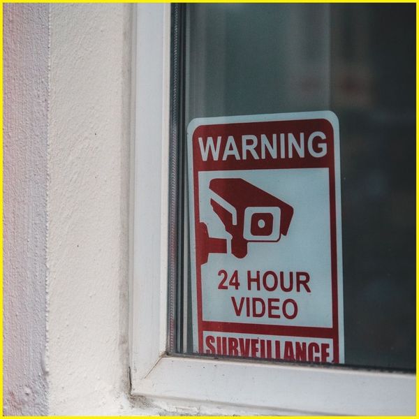 video surveillance sign