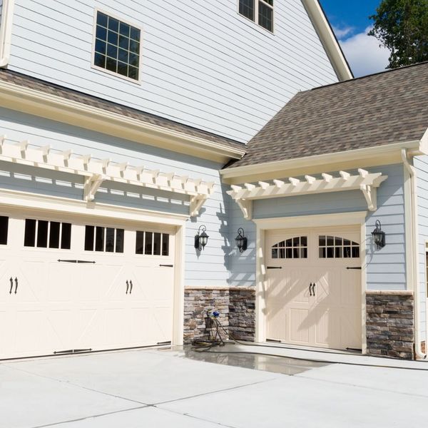 new modern carriage house style garage doors