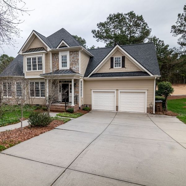 house with double garage
