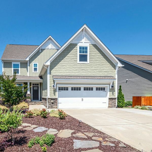 house with double garage door