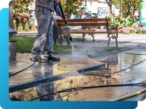 power washing. 