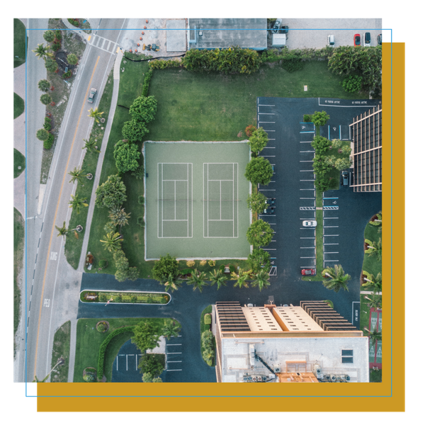 aerial photo of commercial property aerial photo of commercial property
