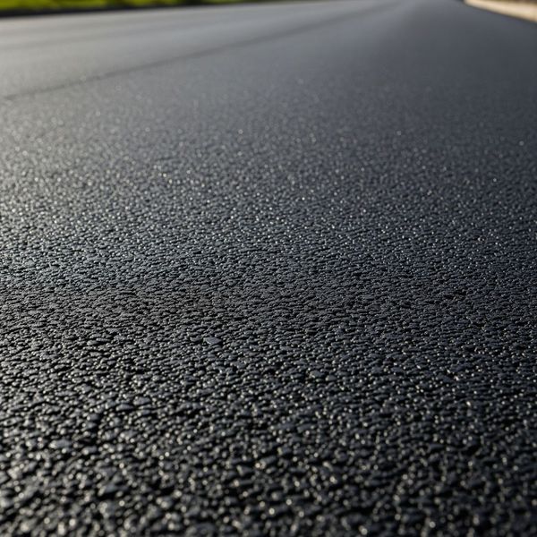 smooth, perfectly laid asphalt surface