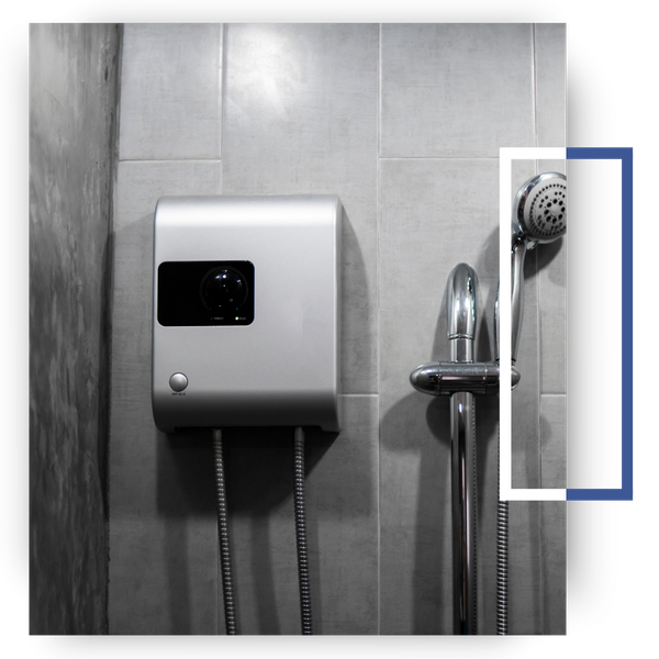 a tankless water heater in a shower Tankless Water Heater (3).png