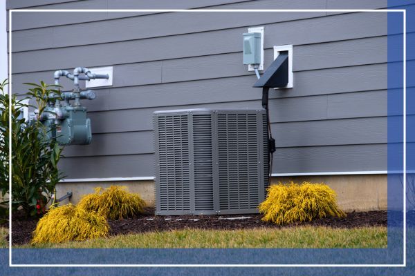 Air conditioner near the new house cold fan install supply system wall climate