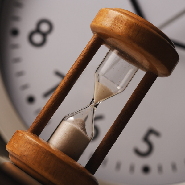 A sand clock