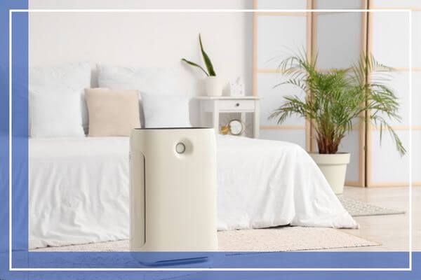 air purifier in bedroom