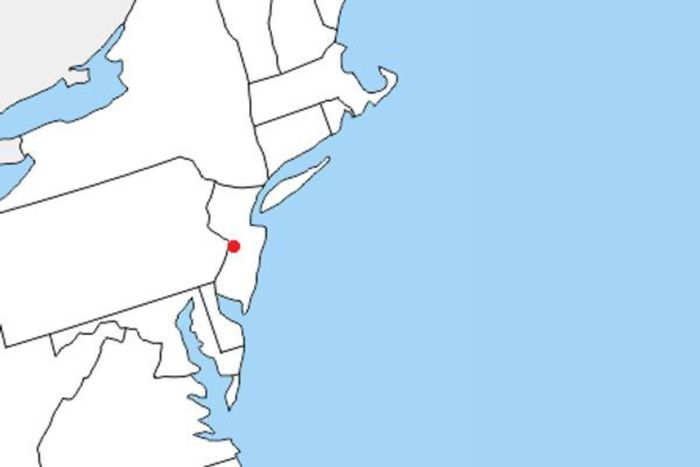 map of our location in New Jersey