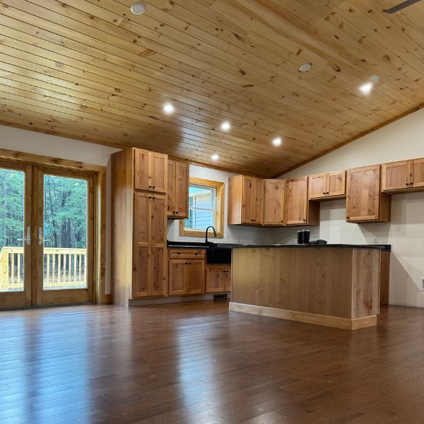 kitchen in a custom built home kitchen in a custom built home
