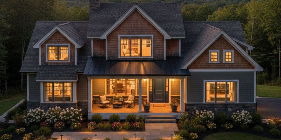 custom-built home custom-built home