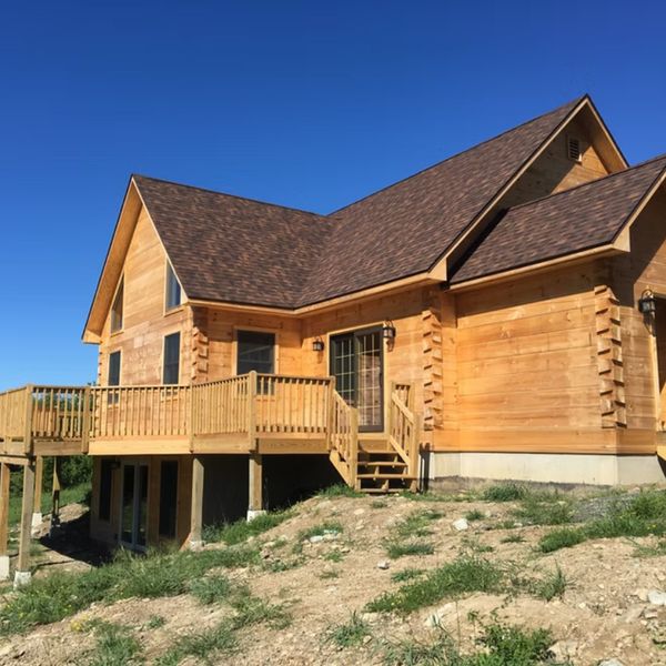 custom log cabin