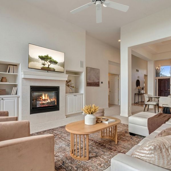 luxury living room for a custom home design