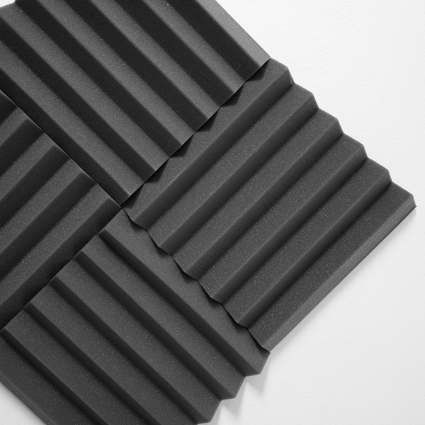 Black acoustic ceiling tile