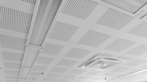 Acoustic ceilings.
